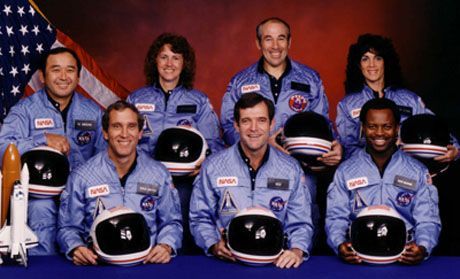 Challenger crew of mission 51-L